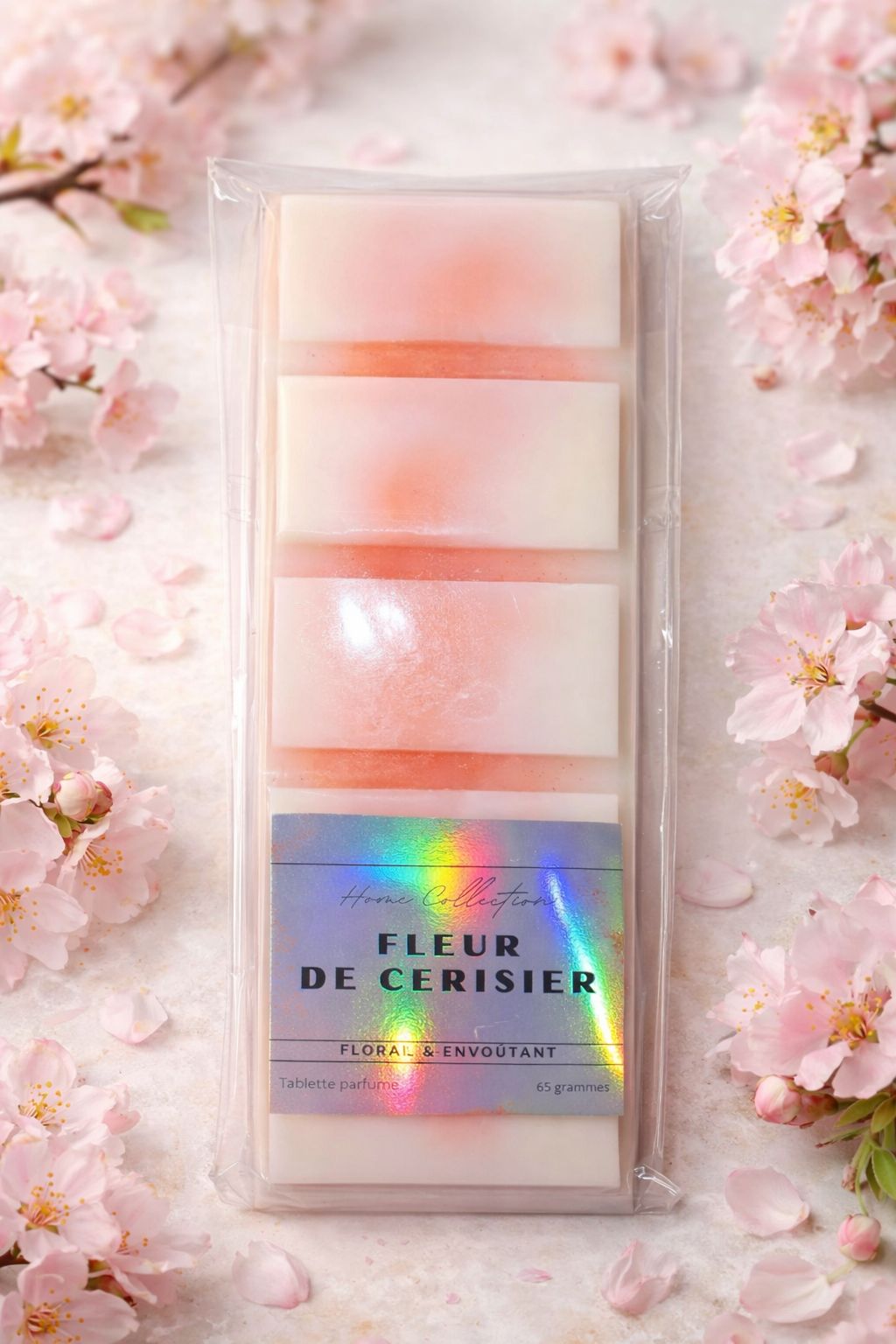 Tablette de fondant parfumé – Cire de Colza (65 GR)