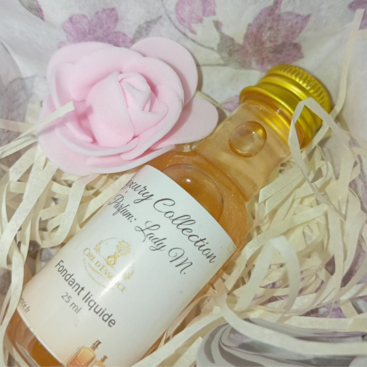 Fondant liquide parfumé Lady M.