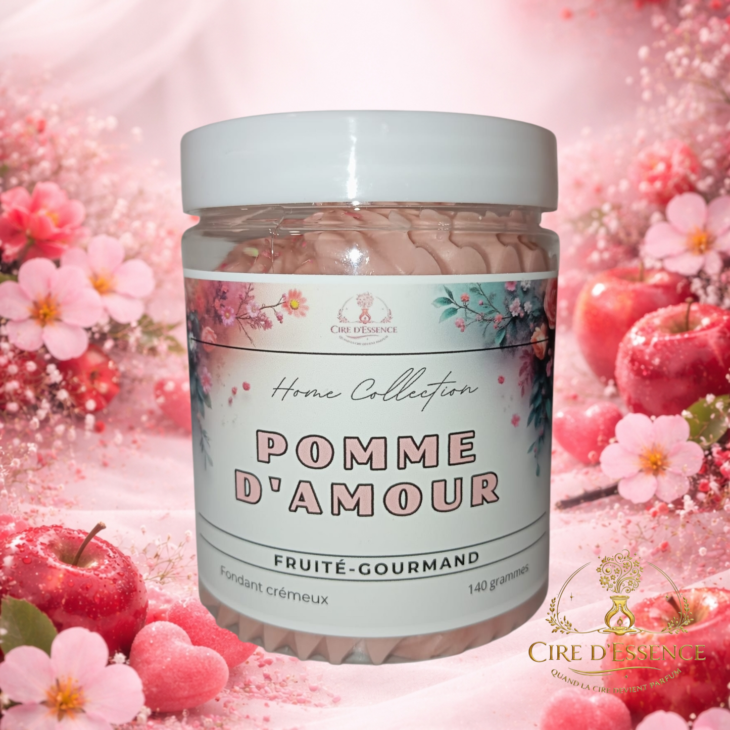 Fondant crémeux parfumé - 140 g- POMME D'AMOUR