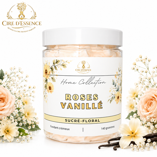 Fondant crémeux parfumé - 140 g - ROSES VANILLE