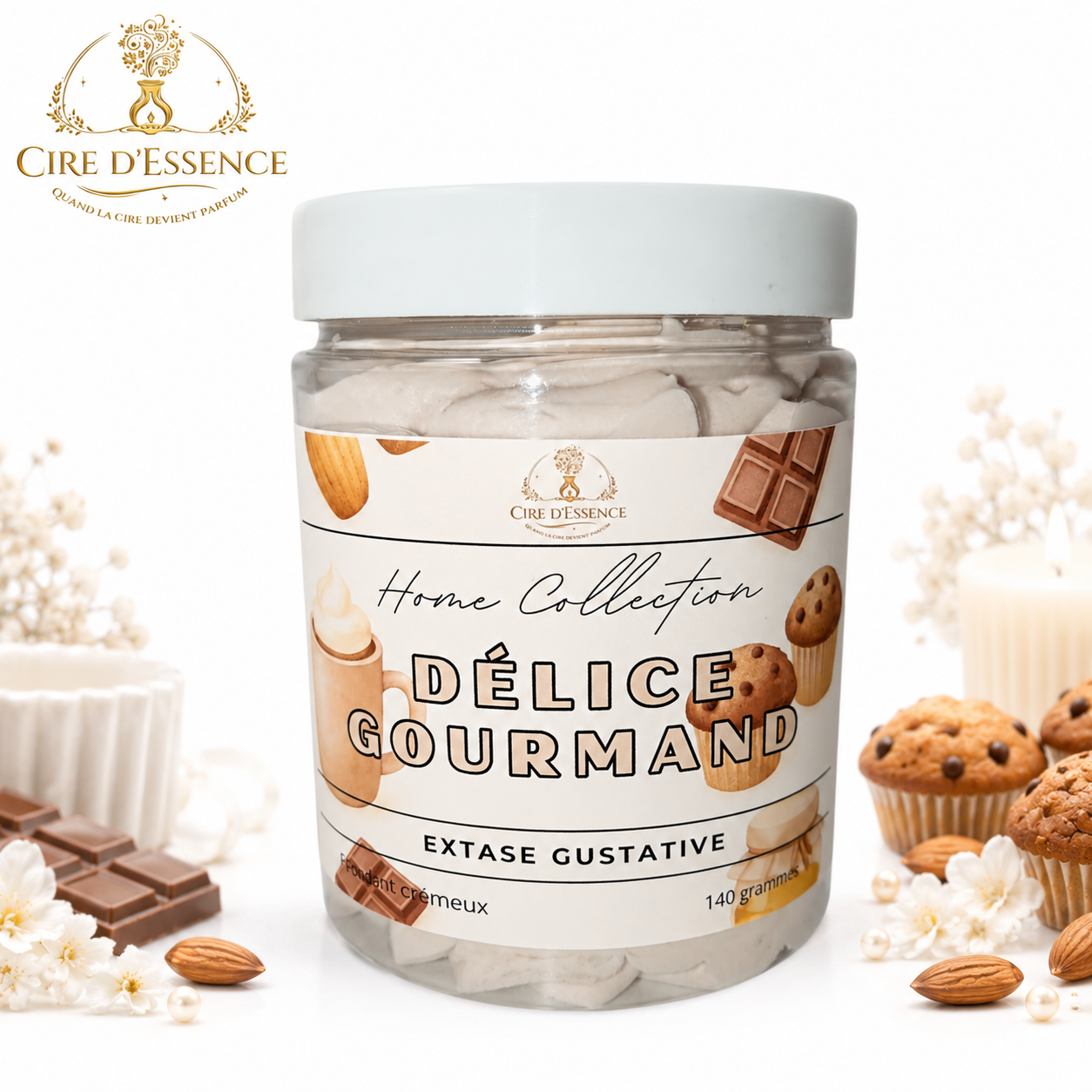 Fondant crémeux parfumé - 140 g - DELICE GOURMAND