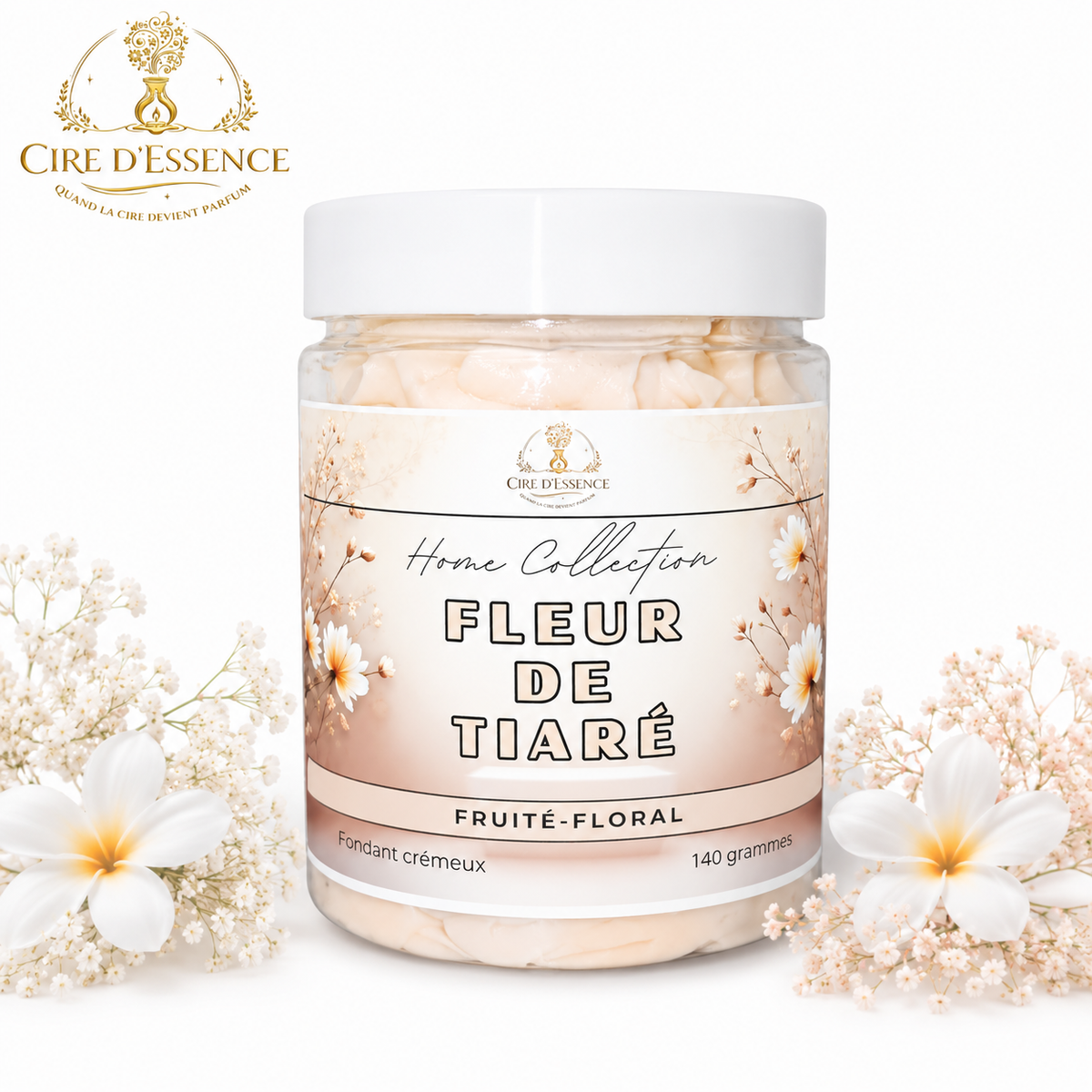 Fondant crémeux parfumé - 140 g - FLEUR DE TIARE